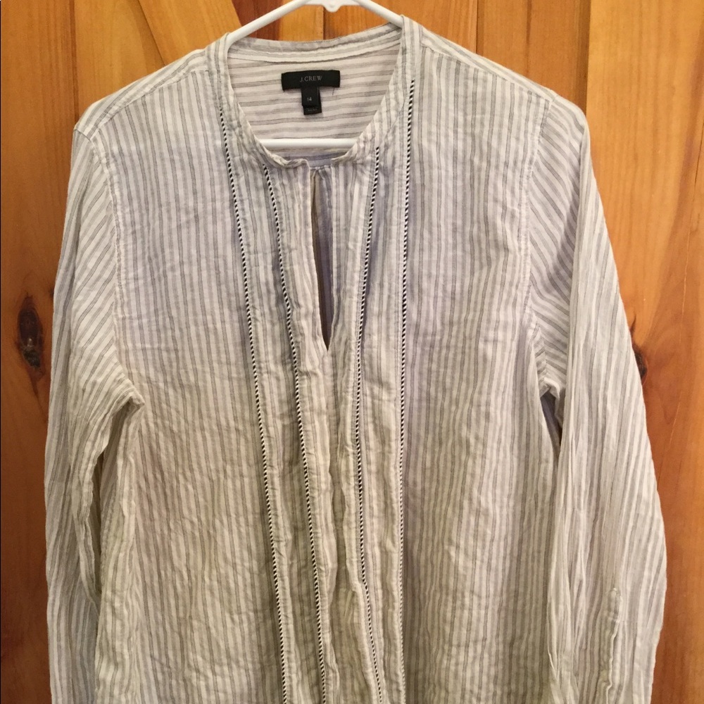 Jcrew popover beach shirt